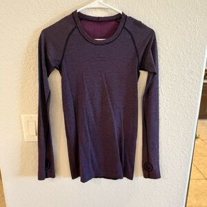 lululemon Women's Purple Long Sleeve Top